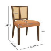 Mid Century Rattan Dining Chair Without Arms Set - R&R Furniture Gallery (Fountain Valley, CA)