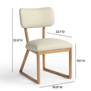 Bobbie - Performance Upcycled Fabric Dining Chair - R&R Furniture Gallery (Fountain Valley, CA)
