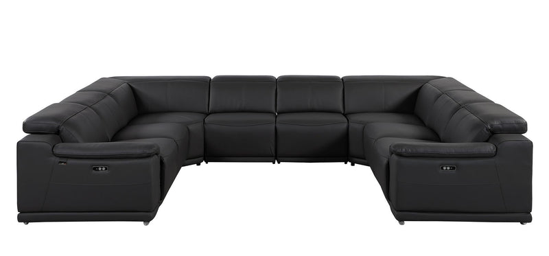 9762 - 8-Piece U Shaped Sectional Sofa With 4 Power Recliners
