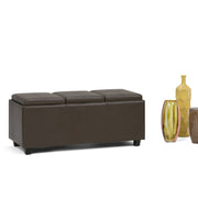 Avalon - Upholstered Storage Ottoman - R&R Furniture Gallery (Fountain Valley, CA)