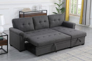 Lucca - Reversible Sleeper Sectional Sofa With Storage Chaise - R&R Furniture Gallery (Fountain Valley, CA)