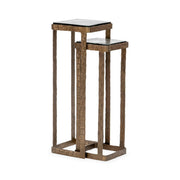 Gillian - Nesting Accent Tables - Brass - R&R Furniture Gallery (Fountain Valley, CA)