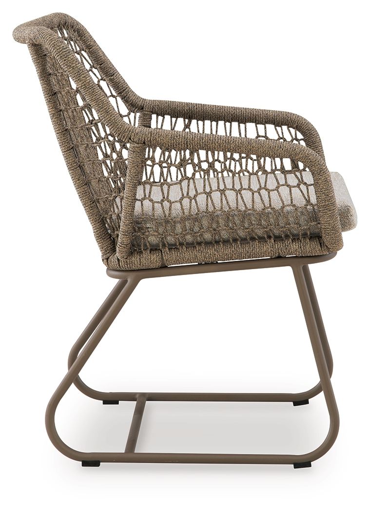 Majors Beach - Outdoor Table And 2 Chairs (Set of 3) - Beige - R&R Furniture Gallery (Fountain Valley, CA)
