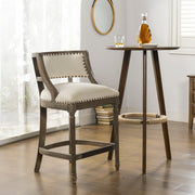 Paris - Farmhouse Counter Height Bar Stool With Backrest - R&R Furniture Gallery (Fountain Valley, CA)