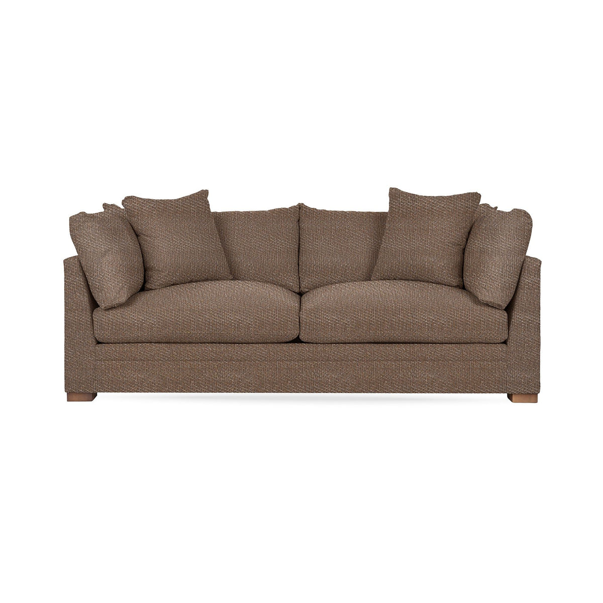 Classic Home Audrey stationary sofa with plush cushions and elegant design, perfect for living room seating.