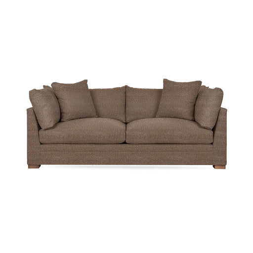 Classic Home Audrey stationary sofa with plush cushions and elegant design, perfect for living room seating.