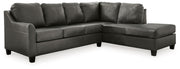 Valderno - 2-Piece Sectional With Raf Corner Chaise - Fog - R&R Furniture Gallery (Fountain Valley, CA)