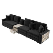 Modular Sofa Couch With Storage Armrest And Center Console - R&R Furniture Gallery (Fountain Valley, CA)