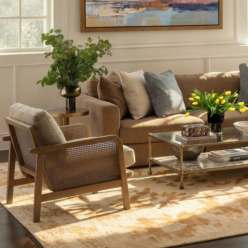 Ismay - Occasional Chair - Sand And Natural