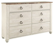 Willowton - Dresser, Mirror - R&R Furniture Gallery (Fountain Valley, CA)