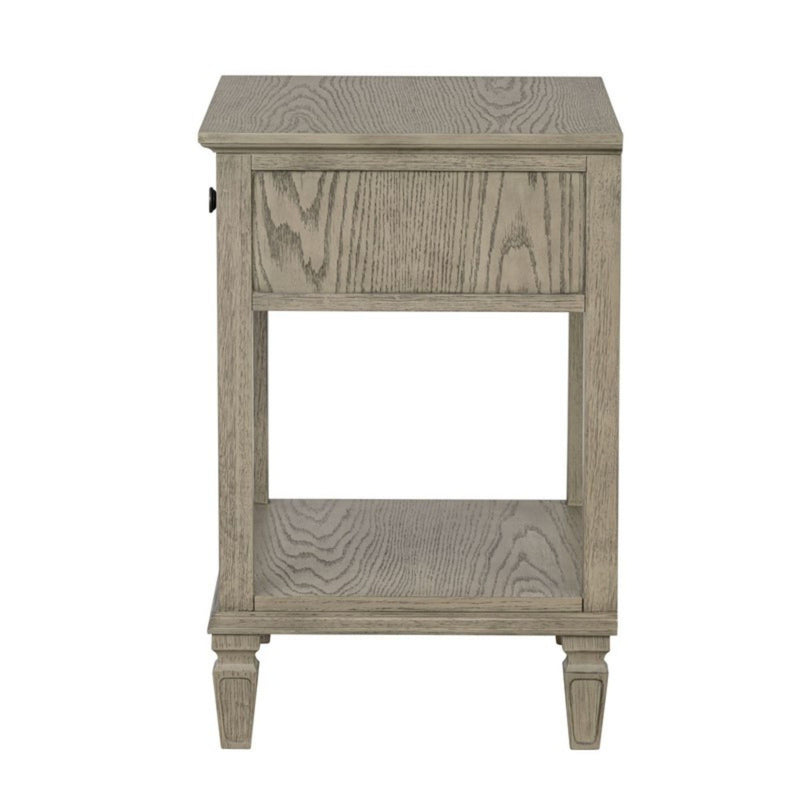 Victoria - Bedside Table With Drawer And Shelf - R&R Furniture Gallery (Fountain Valley, CA)