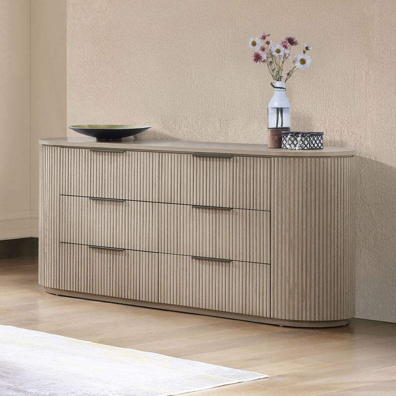 Leanna - Dresser - Light Oak - R&R Furniture Gallery (Fountain Valley, CA)