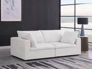 1100 - Modular Loveseat - Pearl - R&R Furniture Gallery (Fountain Valley, CA)