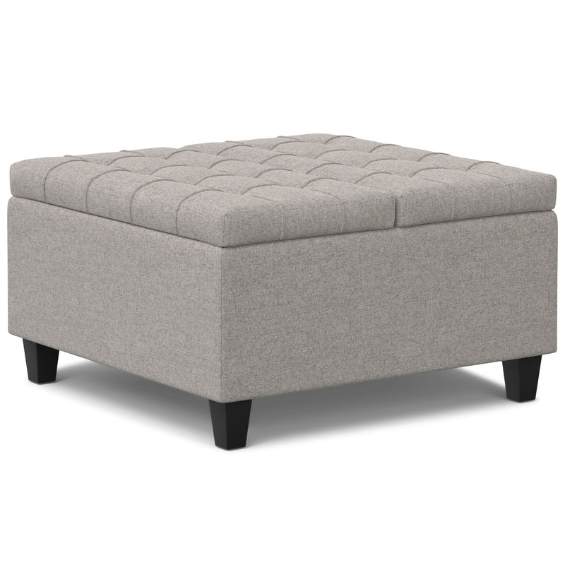 Harrison - Upholstered Coffee Table Storage Ottoman - R&R Furniture Gallery (Fountain Valley, CA)