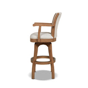 Williams - Swivel Bar Stool With Armrests - R&R Furniture Gallery (Fountain Valley, CA)