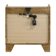 Garcia - Nightstand With LED - Light Brown - R&R Furniture Gallery (Fountain Valley, CA)