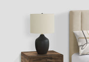Lighting, Table Lamp, Ceramic, Transitional - Black / Cream - R&R Furniture Gallery (Fountain Valley, CA)