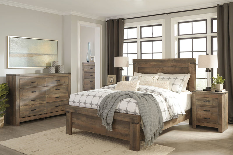 Trinell - Six Drawer Dresser - 61.34" x 15.98" x 42.99" - Brown Dark - R&R Furniture Gallery (Fountain Valley, CA)