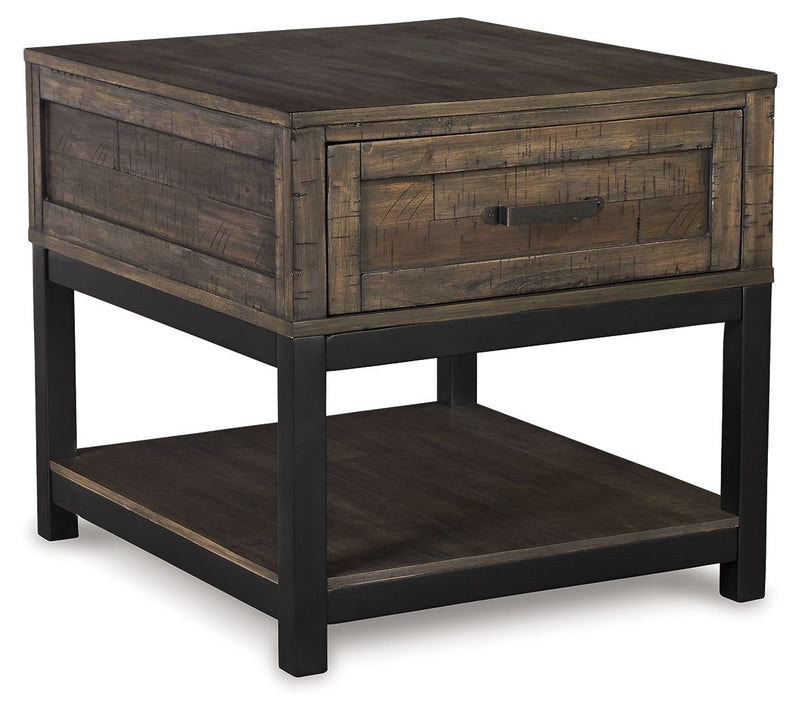 Johurst - Rectangular End Table - Grayish Brown - R&R Furniture Gallery (Fountain Valley, CA)