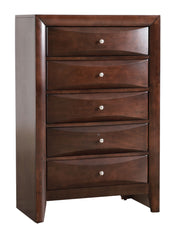 Glory Furniture Marilla accent chest with wood finish and decorative hardware, featuring a compact storage design.
