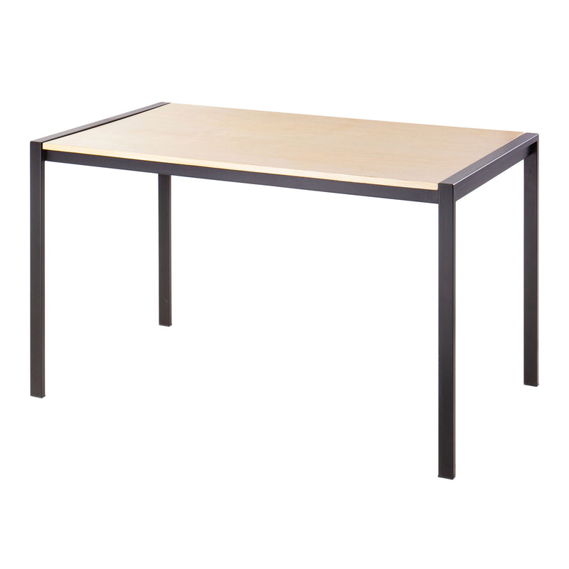 Modern Lumi Source Fuji dining table with sleek design, ideal for contemporary dining rooms, featuring a stylish top and sturdy legs.