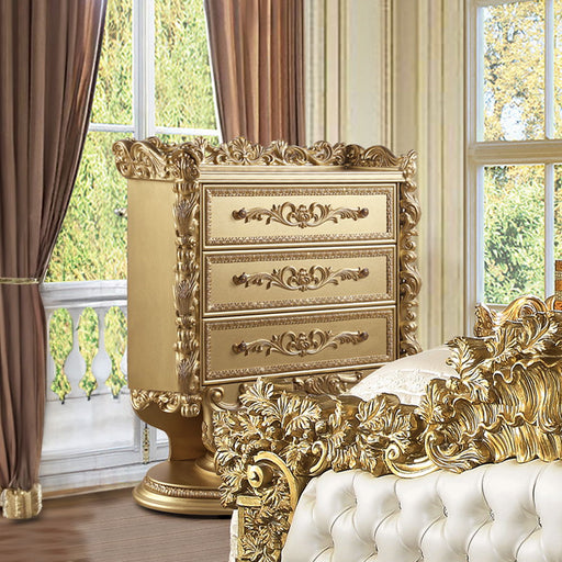 Bernadette - Chest - Gold - R&R Furniture Gallery (Fountain Valley, CA)