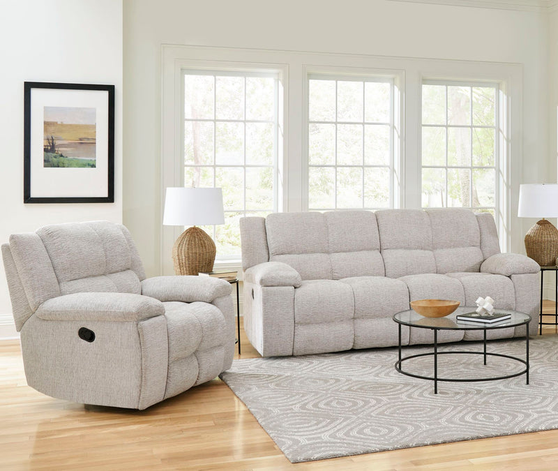 Buster - Manual Glider Reclining Sofa Set - R&R Furniture Gallery (Fountain Valley, CA)