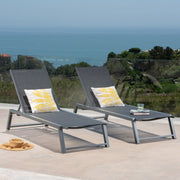 Myers - Modern Chaise Lounge Set With Adjustable Back - R&R Furniture Gallery (Fountain Valley, CA)