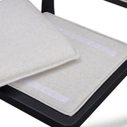Tassina - Upcycled Performance Linen Dining Chair - Cream - R&R Furniture Gallery (Fountain Valley, CA)
