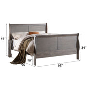 Louis Philippe III - Bed (FB 34"H) - R&R Furniture Gallery (Fountain Valley, CA)