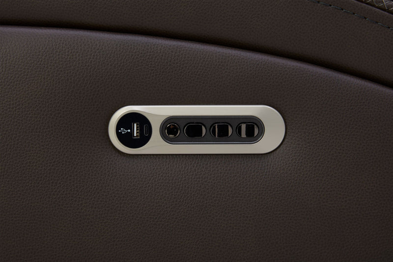 Maveric - Power Zero Gravity Console Loveseat P3 - Bette Coffee