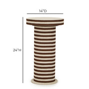Lyra - Striped Cotton Jute Contract-Grade Table - R&R Furniture Gallery (Fountain Valley, CA)