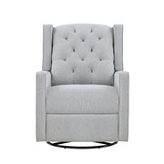 Milah - Gliding Swivel Recliner Tufted - R&R Furniture Gallery (Fountain Valley, CA)