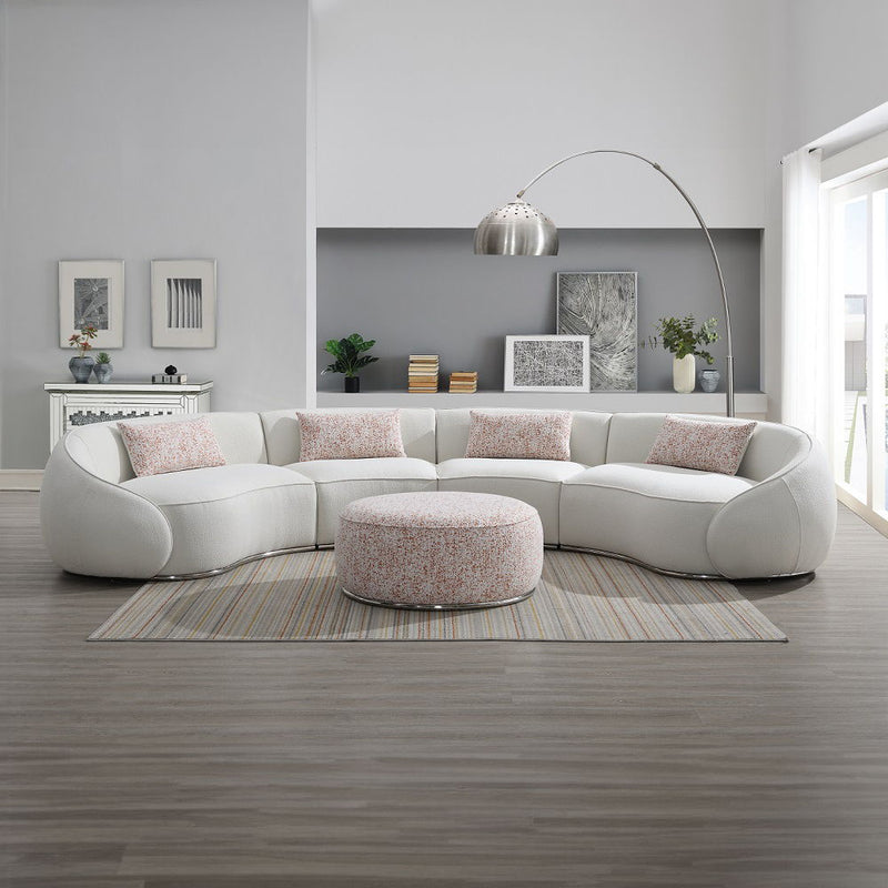 Sahara - Ottoman - Pattern Fabric - R&R Furniture Gallery (Fountain Valley, CA)