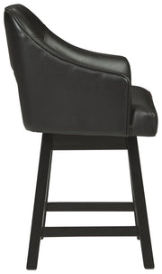 Tallenger - Upholstered Swivel Barstool (Set of 2) - R&R Furniture Gallery (Fountain Valley, CA)