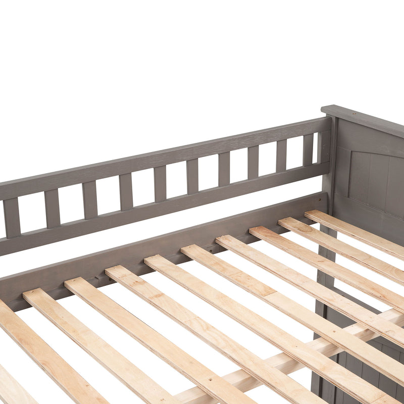 Bunk Bed With Twin Size Trundle, Guardrails - R&R Furniture Gallery (Fountain Valley, CA)