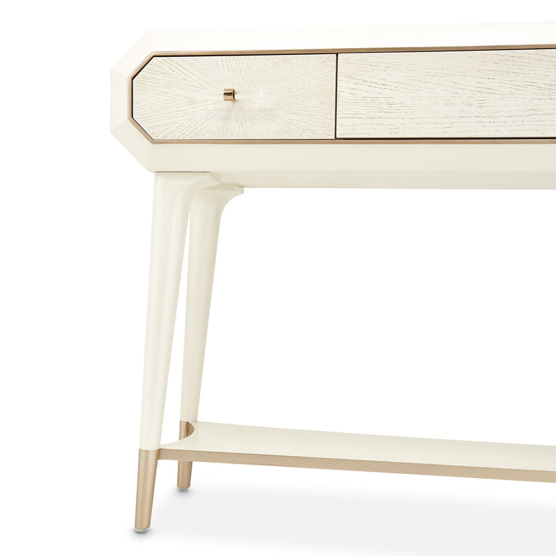 La Rachelle - Console Table - Champagne - R&R Furniture Gallery (Fountain Valley, CA)