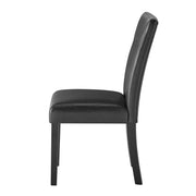 Olga - Dining Chair Set (Set of 2) - Charcoal Black - R&R Furniture Gallery (Fountain Valley, CA)