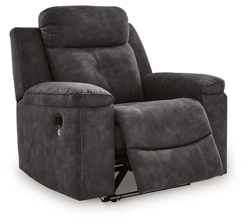 Brysonview - Zero Wall Recliner - Charcoal - R&R Furniture Gallery (Fountain Valley, CA)
