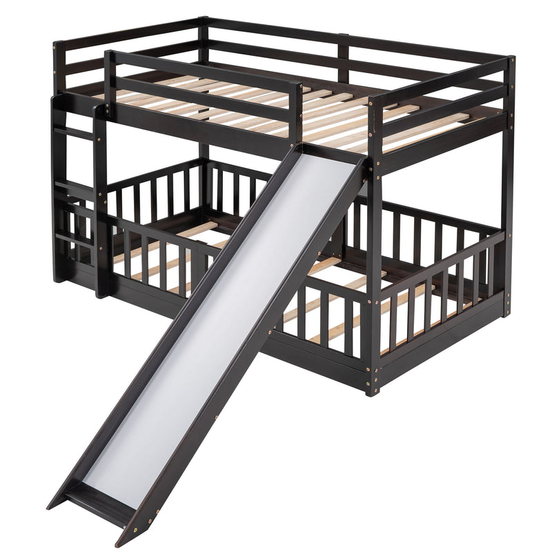 Bunk Bed With Convertible Ladder And Slide - R&R Furniture Gallery (Fountain Valley, CA)