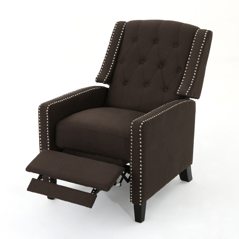 Classic Fabric Push Back Chair - R&R Furniture Gallery (Fountain Valley, CA)