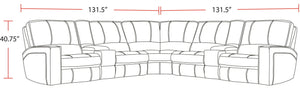Rockford - Modular Power Reclining Sectional