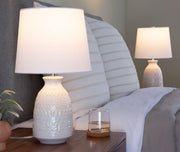 Set of two Lumi Source Claudia contemporary lamps with sleek, modern designs, perfect for stylish home lighting.
