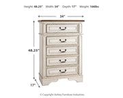 Realyn - Chest - Chipped White - R&R Furniture Gallery (Fountain Valley, CA)