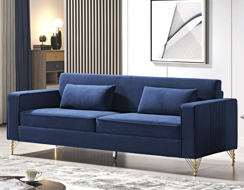 Aesthetic 3 Seater Couch With Classic Modern Appeal And Luxurious Soft Comfort - R&R Furniture Gallery (Fountain Valley, CA)