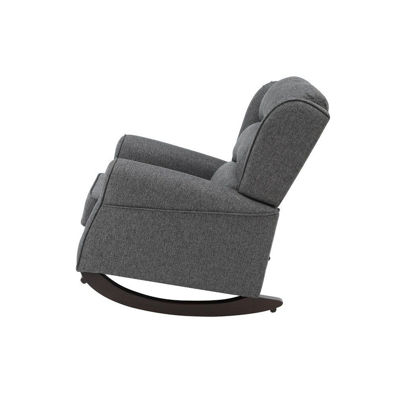 Fabien - Rocking Chair - Gray Fabric - R&R Furniture Gallery (Fountain Valley, CA)