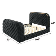 Kana - Bed With LED, Fireplace & TV Stand - R&R Furniture Gallery (Fountain Valley, CA)
