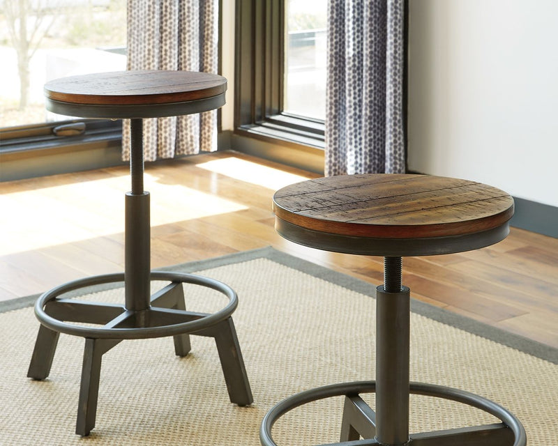 Torjin - Swivel Stool (Set of 2) - R&R Furniture Gallery (Fountain Valley, CA)