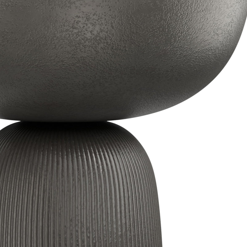 Hughes - Cast Aluminum Side Table - Black - R&R Furniture Gallery (Fountain Valley, CA)