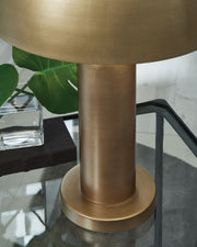 Signature Design by Ashley Wendfield metal floor lamp with a sleek, modern design and a tall, sturdy base for living room lighting.